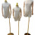 Busto Infantil Com Braços de Madeira 